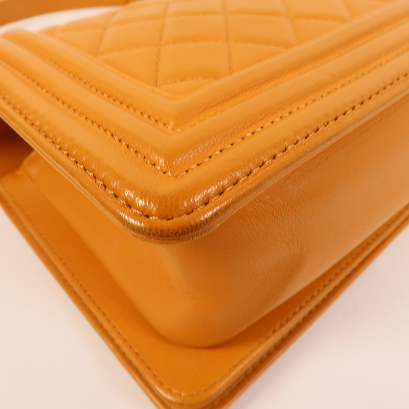 CHANEL 羊皮皮革Boy 25肩背袋-13