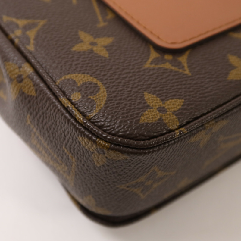 LOUIS VUITTON Monogram Marceau鏈帶肩背袋-11