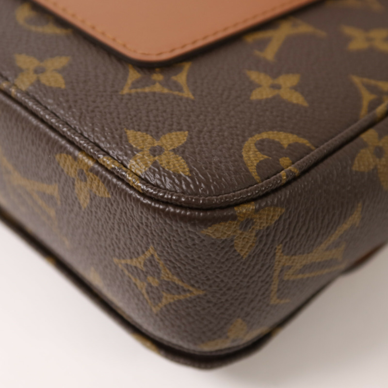 LOUIS VUITTON Monogram Marceau鏈帶肩背袋-12