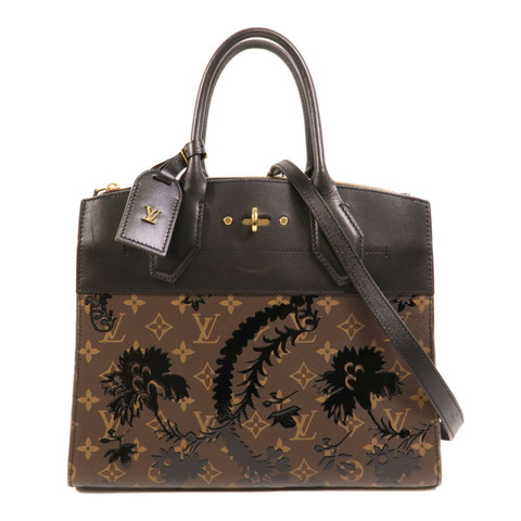 LOUIS VUITTON Monogram City Steamer MM手挽肩背兩用袋