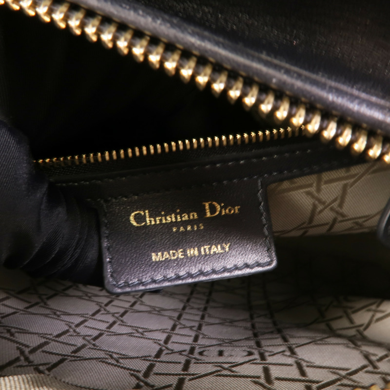 Dior 羊皮皮革Lady Dior Large手挽肩背兩用袋-8