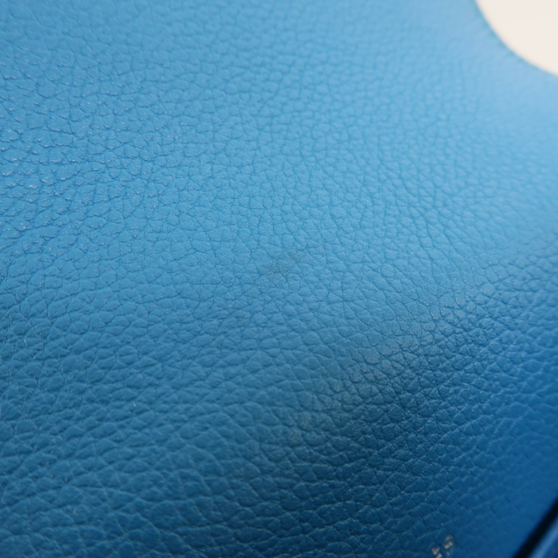 HERMES Evercolor皮革Roulis Mini肩背袋Bleu Zanzibar-14