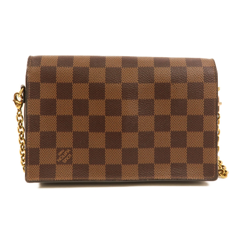 LOUIS VUITTON Damier Vavin PM金扣鏈帶肩背袋-1