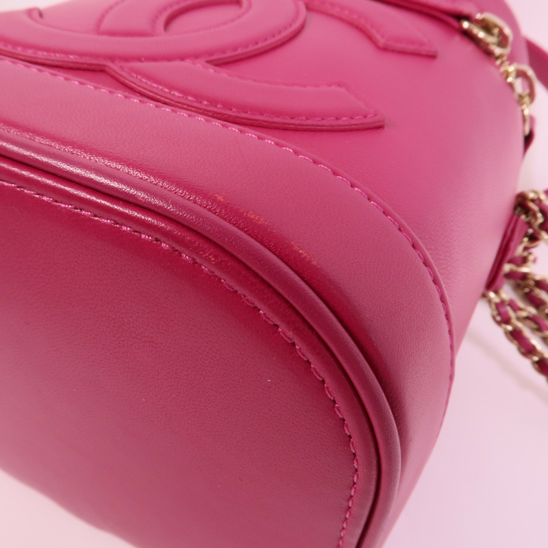 CHANEL 羊皮皮革Vanity Case手挽肩背兩用袋-9