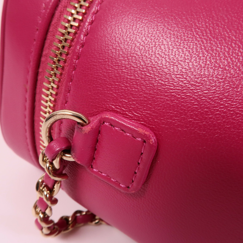 CHANEL 羊皮皮革Vanity Case手挽肩背兩用袋-14