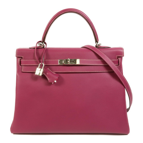 HERMES Togo皮革Kelly 35手挽肩背兩用袋Tosca
