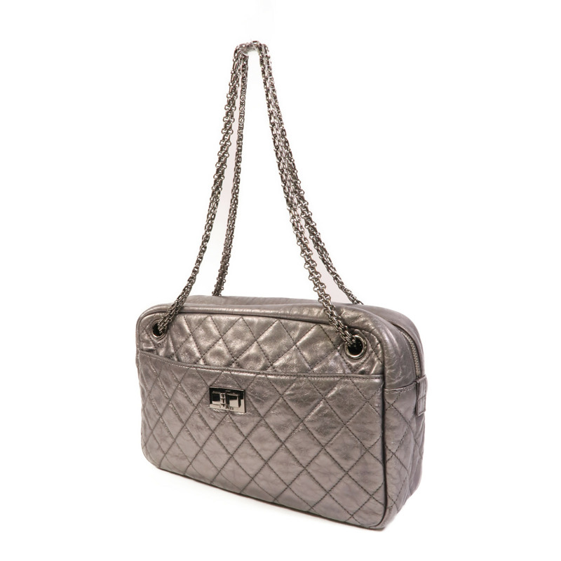 CHANEL 牛皮皮革2.55 Chain Shoulder肩背袋-2