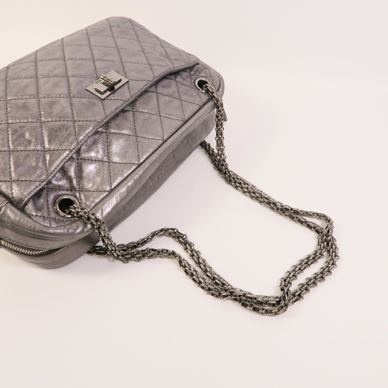 CHANEL 牛皮皮革2.55 Chain Shoulder肩背袋-5