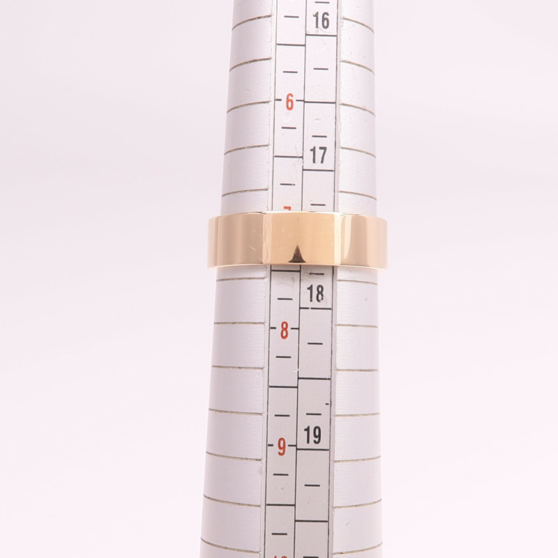 HERMES 18K玫瑰金H d'ancre Ring鑽石戒指-6