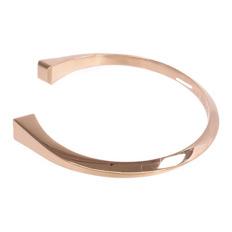 HERMES 18K玫瑰金Clou De Forge手鐲-1