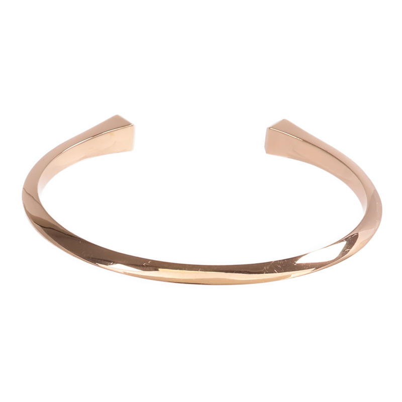 HERMES 18K玫瑰金Clou De Forge手鐲-2