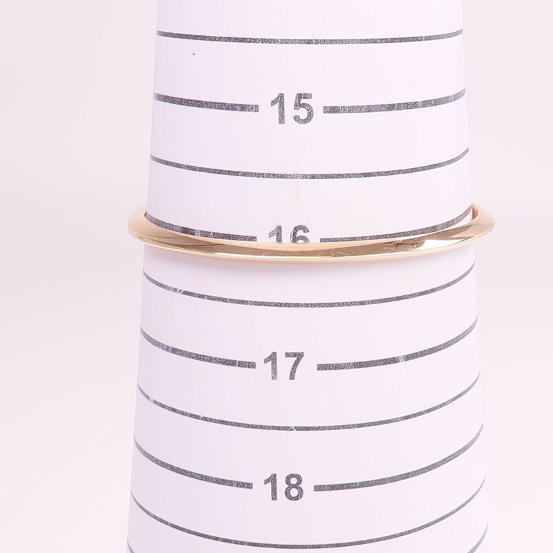 HERMES 18K玫瑰金Clou De Forge手鐲-7