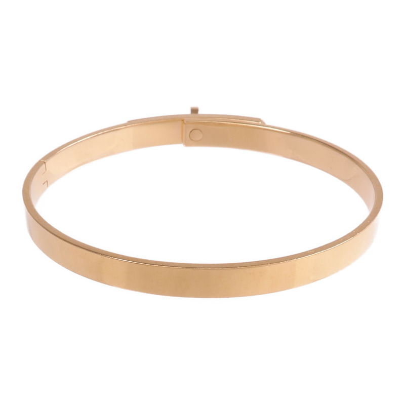 HERMES 18K玫瑰金Kelly Bracelet手鐲-2