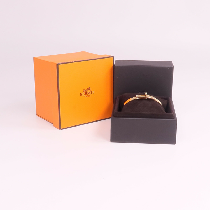 HERMES 18K玫瑰金Kelly Bracelet手鐲-9