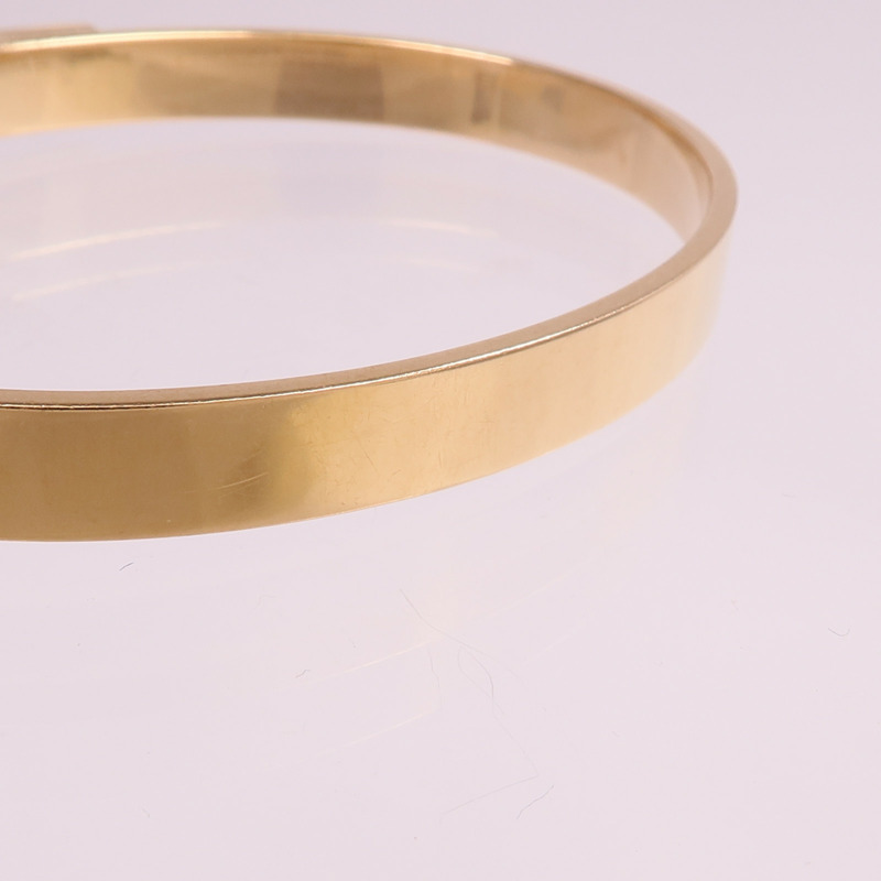 HERMES 18K玫瑰金Kelly Bracelet手鐲-10