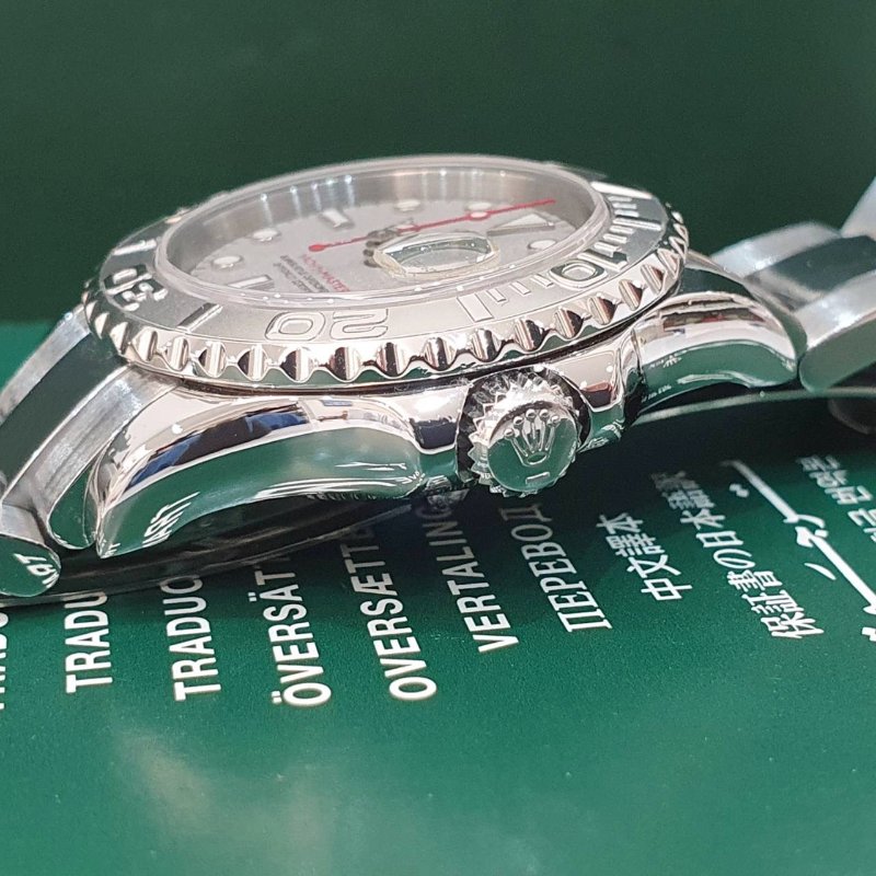 【大眾名錶】ROLEX 勞力士169622 Yacht-Master 女錶小遊艇 小巧氣質 鉑金面盤/錶圈 錶徑29mm 自動上鍊 大眾名錶G254-5