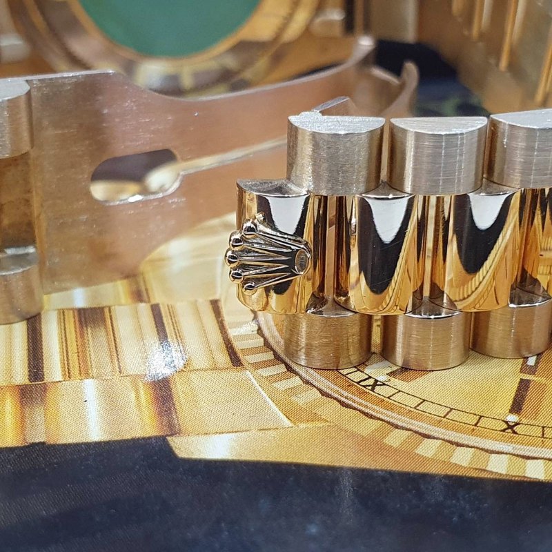 【大眾名錶】ROLEX 勞力士18238 Day-Date 蠔式18K 原廠錶帶未整理 市場少有 多層鑽鑽石時標面盤 底蓋原廠貼紙 大眾名錶G255-7