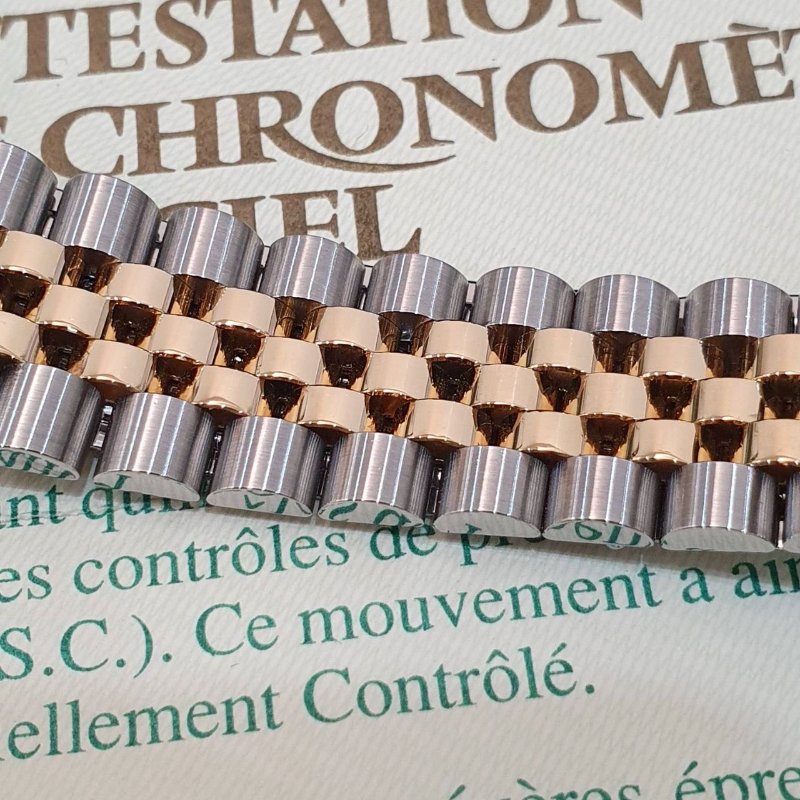 【大眾名錶】ROLEX 勞力士16233 Datejust 蠔式半金 經典錶款 太陽圈 金色十鑽面盤 錶徑36mm 自動上鍊 大眾名錶B1276-7