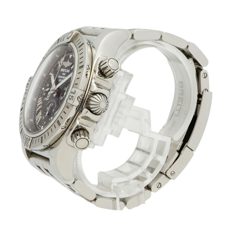 百年靈 Chronomat 44 JSP 日本限量版（500 枚）AB01153A AB0115 黑色錶盤男士腕錶-1