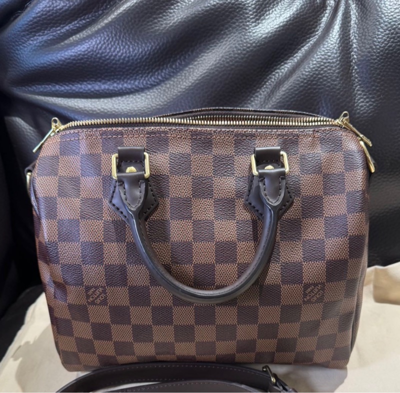 Lv 棕色棋盤格speed25 晶片款-0