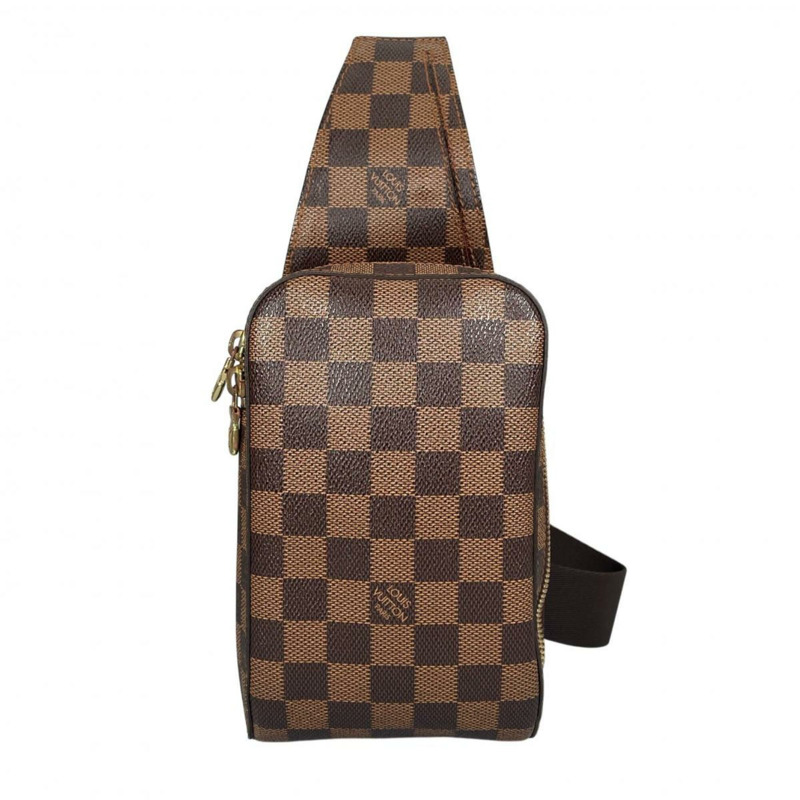 路易威登 Geronimos 系列斜背包/腰包/肩背包，Damier 帆布，N51994，棕色-0