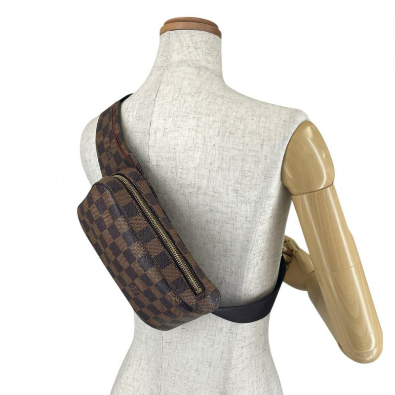 路易威登 Geronimos 系列斜背包/腰包/肩背包，Damier 帆布，N51994，棕色-16