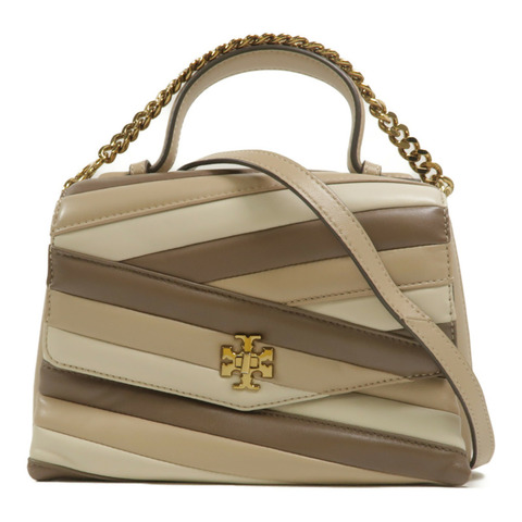 Tory Burch 羊皮皮革Kira Chevron Colorblock手挽肩背兩用袋