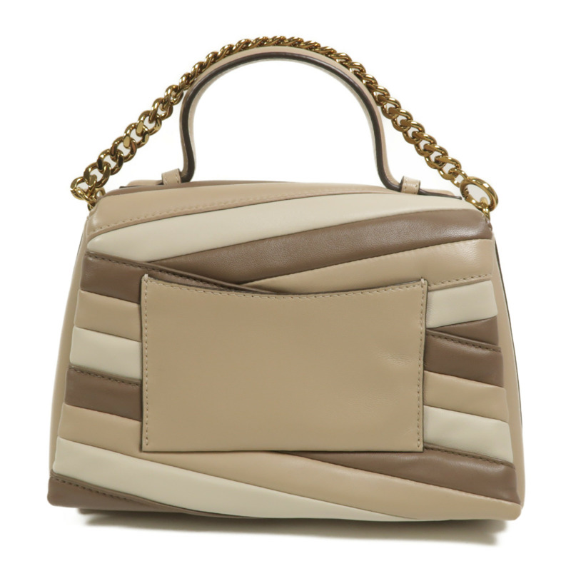 Tory Burch 羊皮皮革Kira Chevron Colorblock手挽肩背兩用袋-1