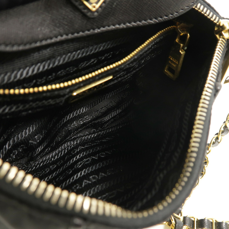 PRADA 尼龍Chain Pouch Shoulder Bag鏈帶肩背袋-4