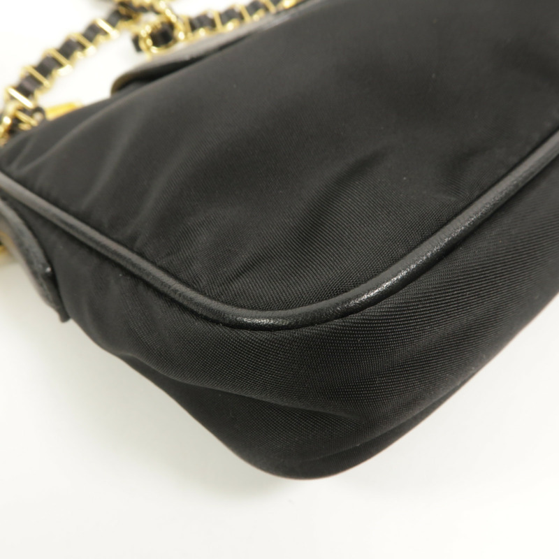 PRADA 尼龍Chain Pouch Shoulder Bag鏈帶肩背袋-9