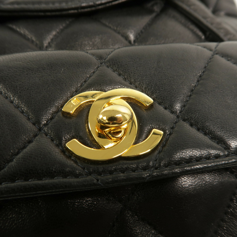 CHANEL 牛皮皮革Vintage Duma Backpack背包-8