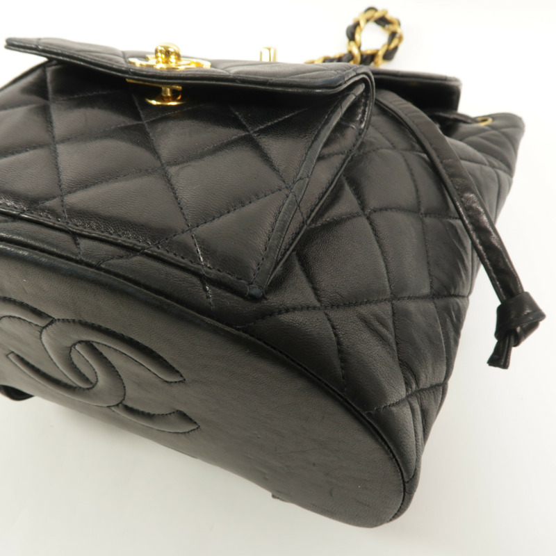 CHANEL 牛皮皮革Vintage Duma Backpack背包-10