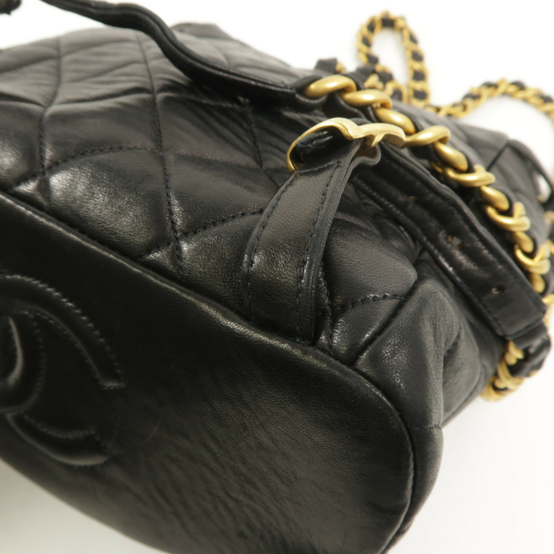 CHANEL 牛皮皮革Vintage Duma Backpack背包-13