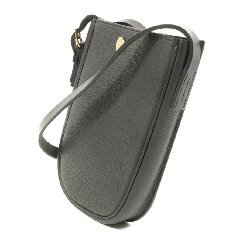 HERMES Togo皮革Perspective Cavaliere 21肩背袋Noir-2