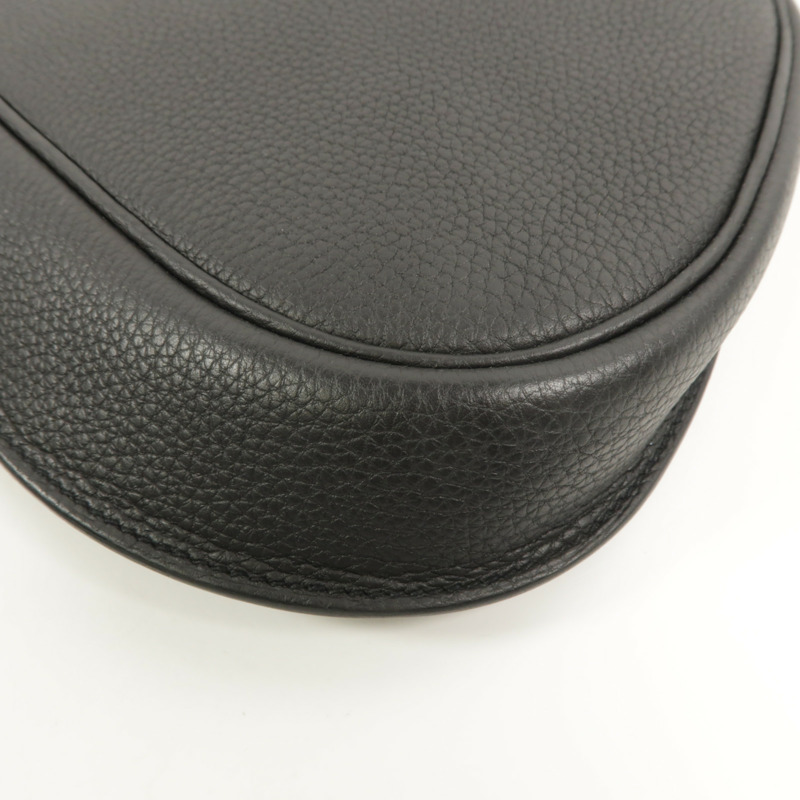 HERMES Togo皮革Perspective Cavaliere 21肩背袋Noir-10