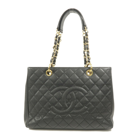 CHANEL 牛皮皮革GST鏈帶肩背袋