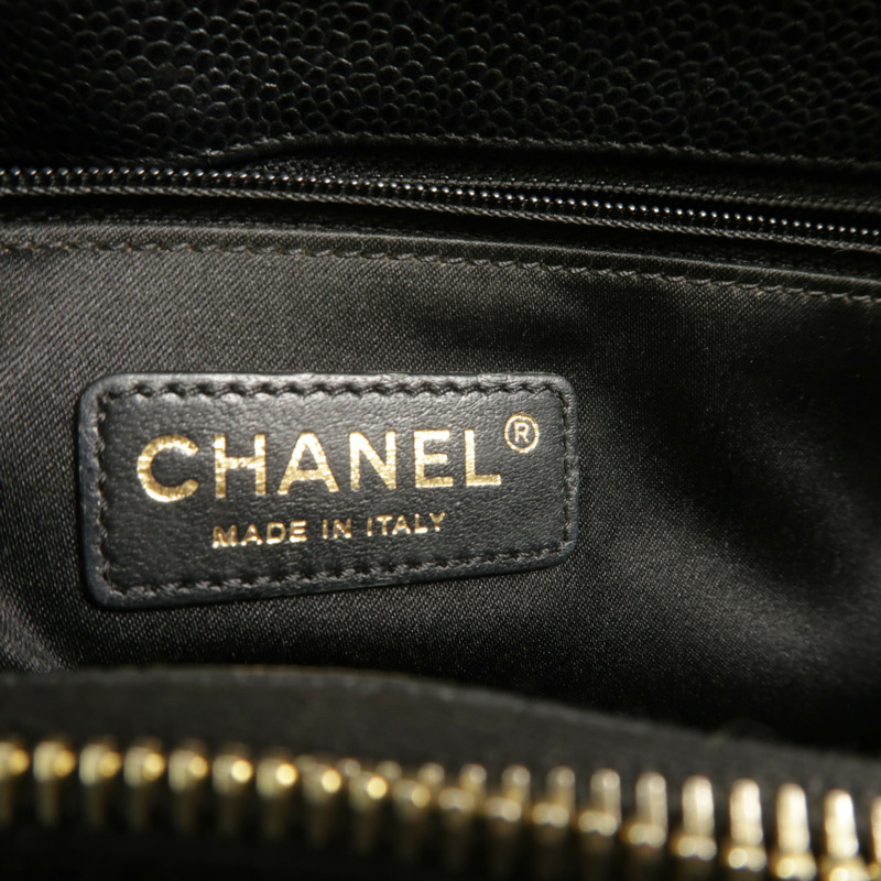 CHANEL 牛皮皮革GST鏈帶肩背袋-5