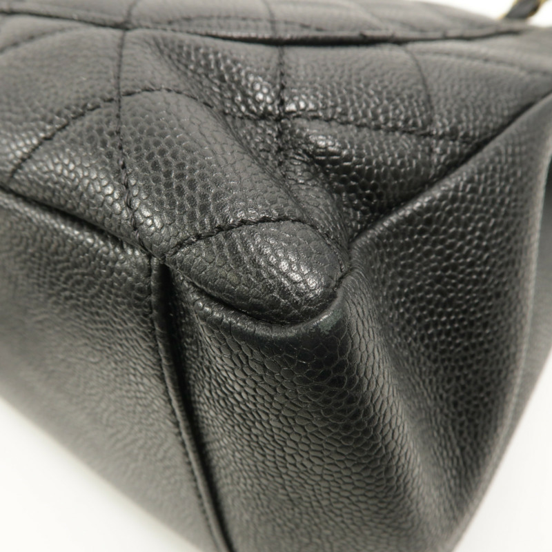 CHANEL 牛皮皮革GST鏈帶肩背袋-11