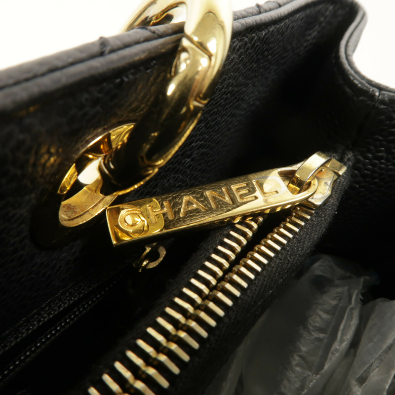 CHANEL 牛皮皮革GST鏈帶肩背袋-14