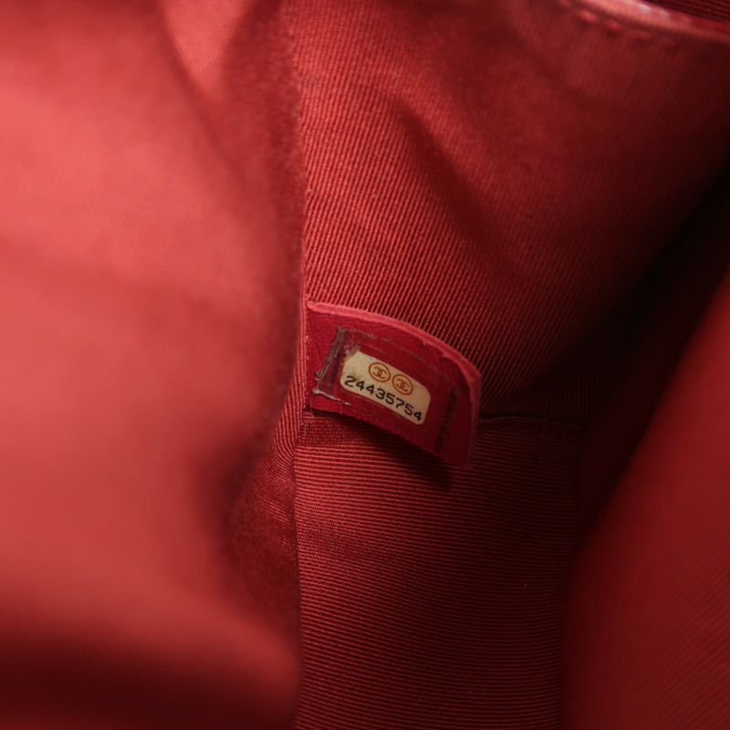 CHANEL 牛皮皮革Top Handle Camera Bag鏈帶肩背袋-7