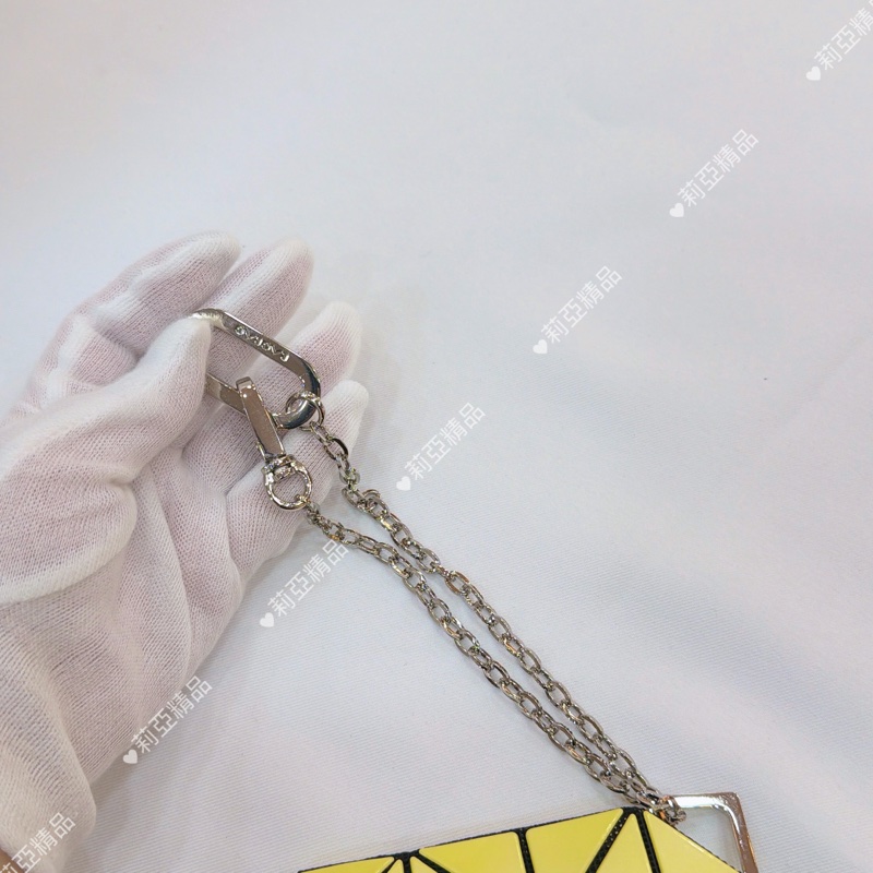 莉亞精品♡ Issey Miyake 三宅一生 掛鏈卡包 零錢包 二手美品-1