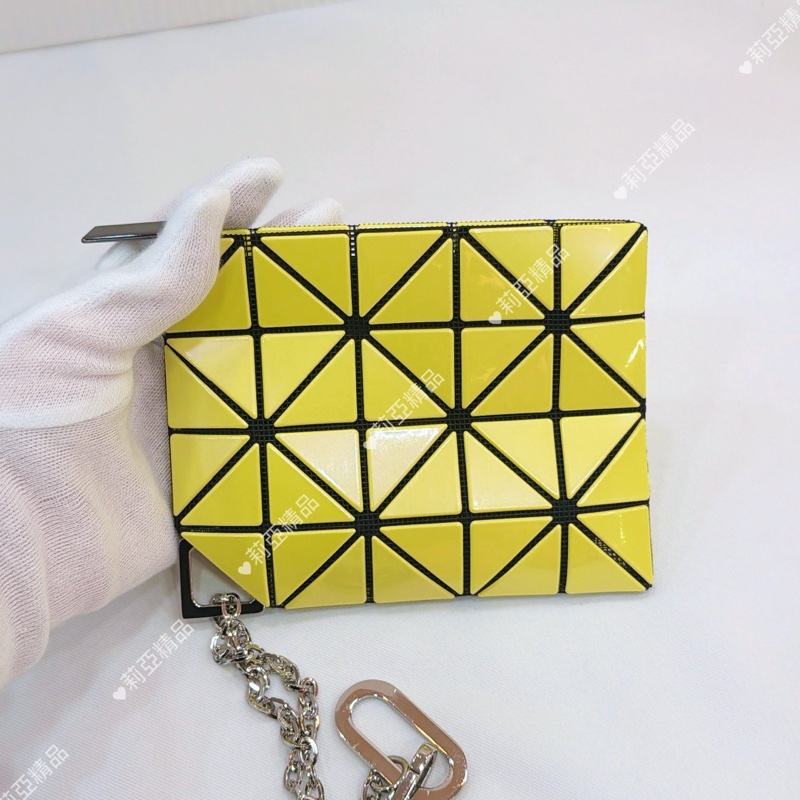 莉亞精品♡ Issey Miyake 三宅一生 掛鏈卡包 零錢包 二手美品-4
