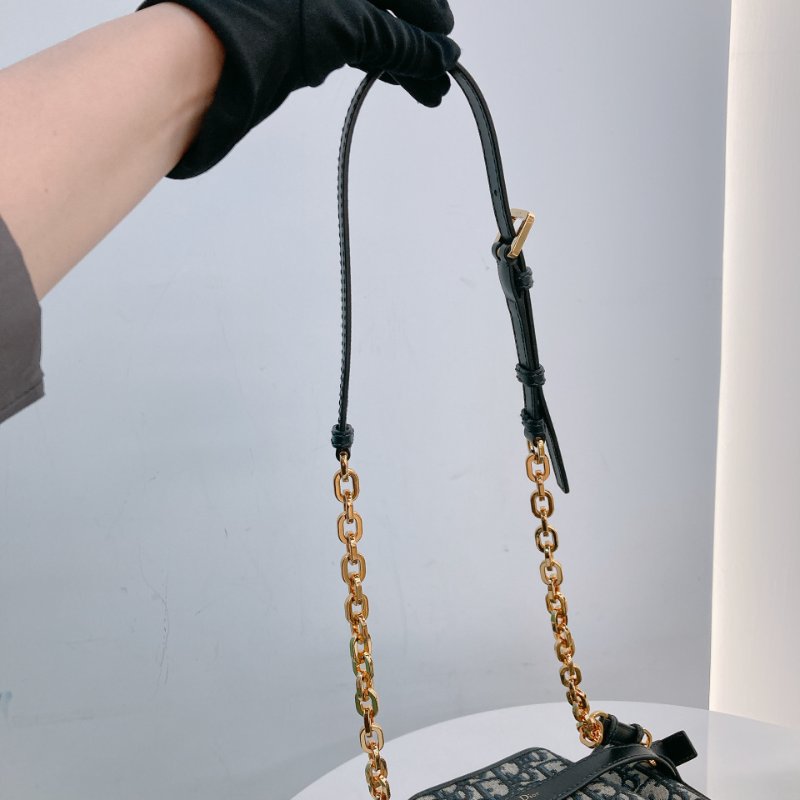 MS0692	Christian Dior迪奧經典花紋兩用包包  Cest Dior Bucket Medium Oblique Navy-11