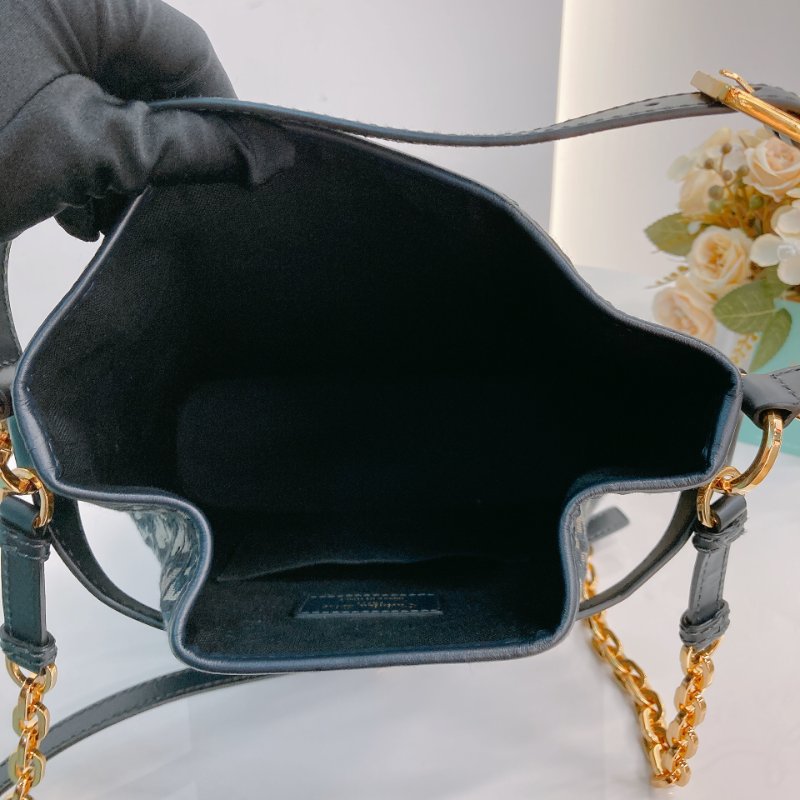 MS0692	Christian Dior迪奧經典花紋兩用包包  Cest Dior Bucket Medium Oblique Navy-13