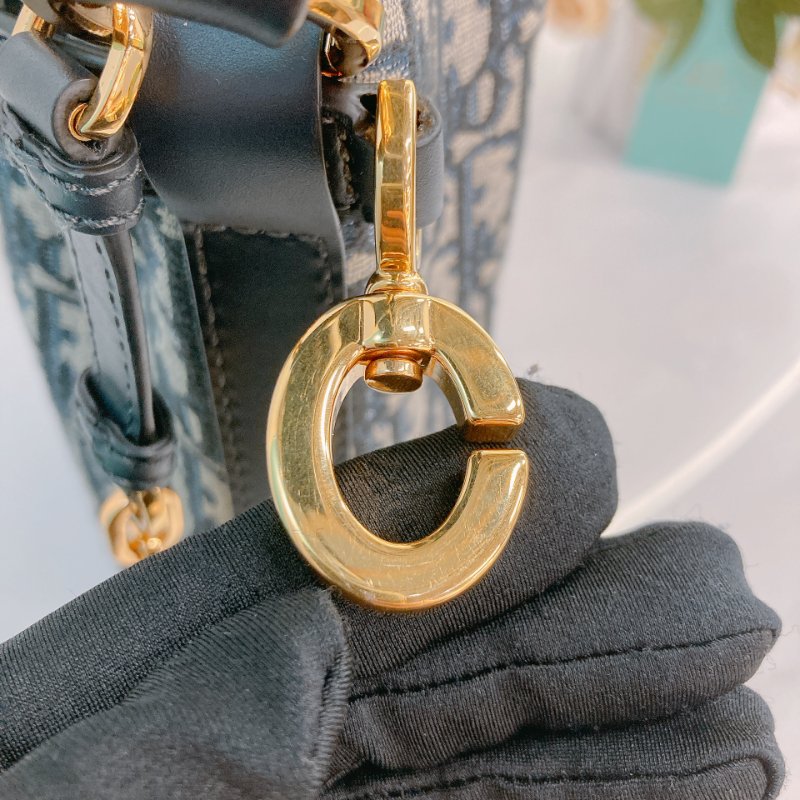 MS0692	Christian Dior迪奧經典花紋兩用包包  Cest Dior Bucket Medium Oblique Navy-19