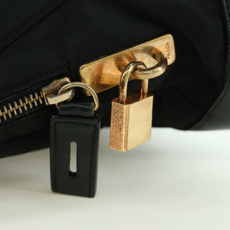 【日本直送】PRADA 單肩包 尼龍 金色 黑色 正品 ARZ677V-18