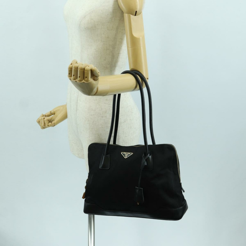 【日本直送】PRADA 單肩包 尼龍 金色 黑色 正品 ARZ677V-26