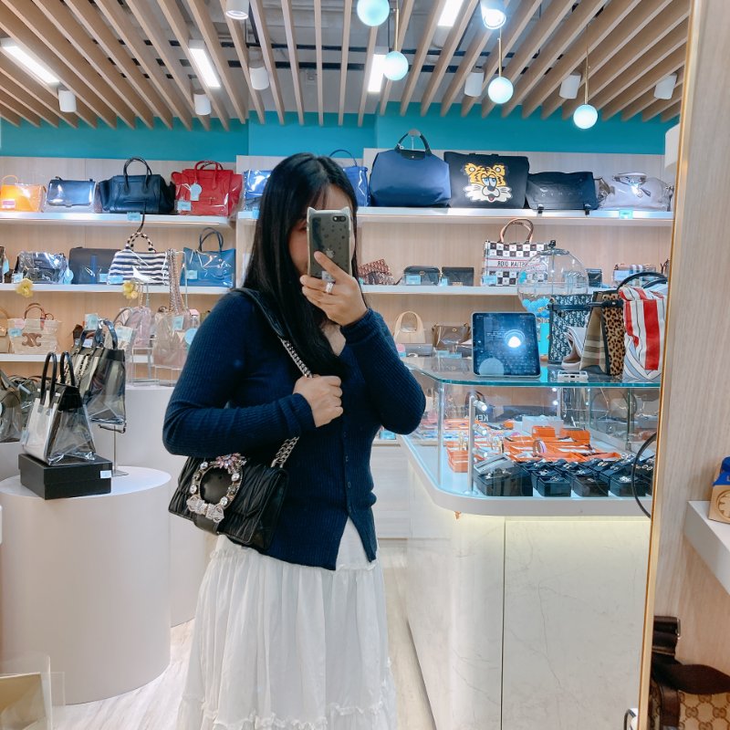 MS0693	Miu Miu 缪缪水晶扣鍊帶包包 Madras Crystal Shoulder Bag Calfskin-21