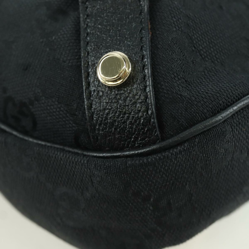 【日本直送】GUCCI GG帆布Abbey單肩包 黑色金色 180738 正品 AMZ541V-16