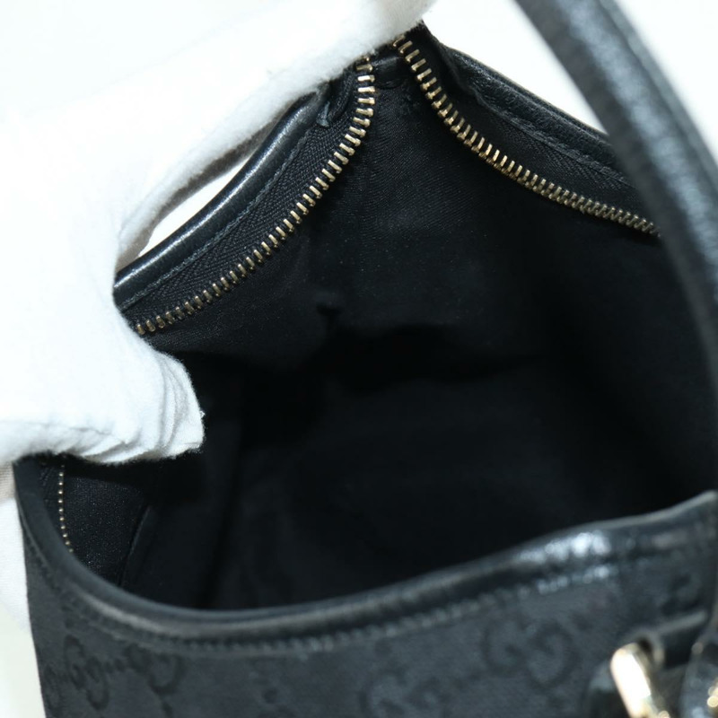 【日本直送】GUCCI GG帆布Abbey單肩包 黑色金色 180738 正品 AMZ541V-20